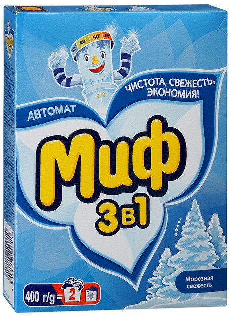 Порошок стиральный Миф Автомат 400 г