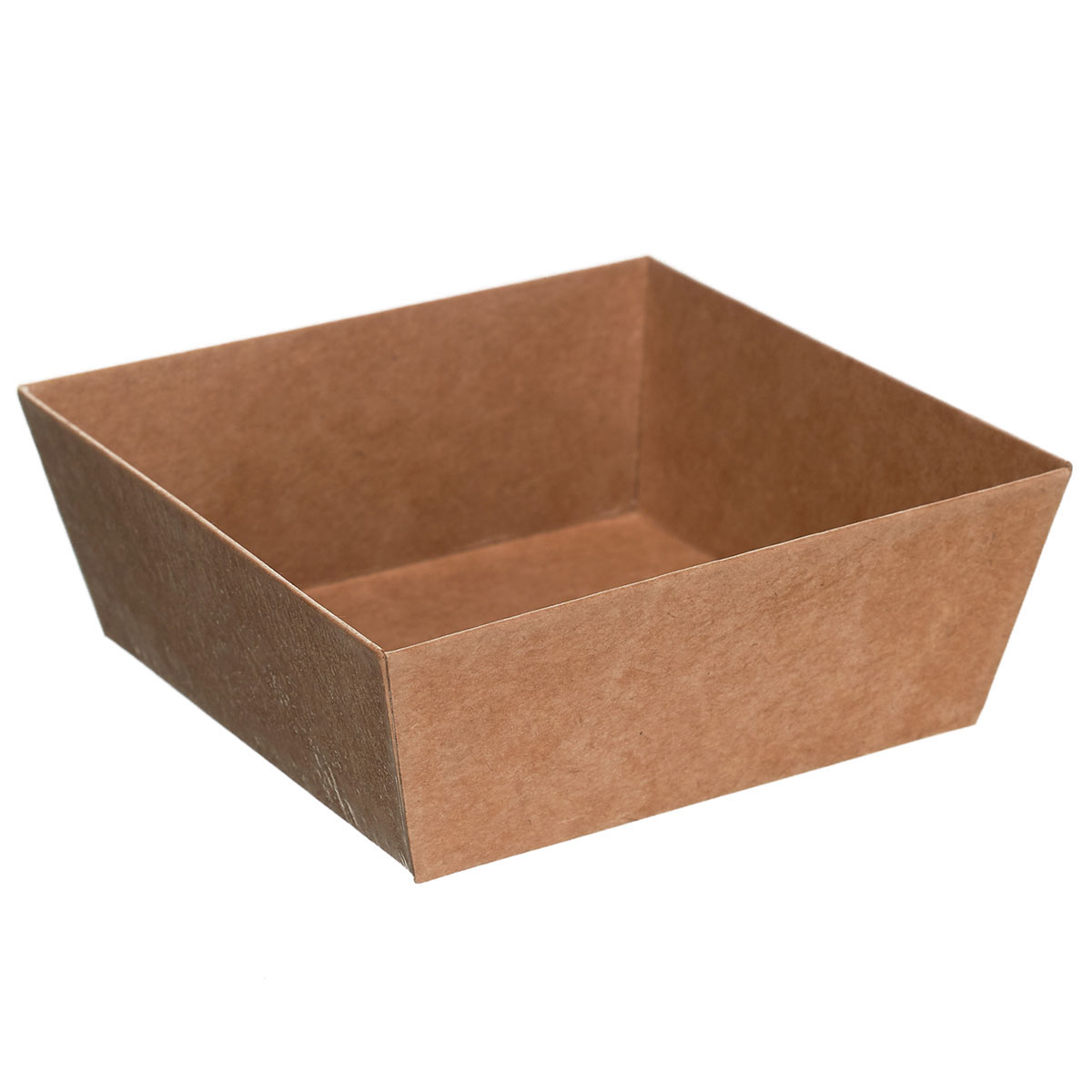 Контейнер бумажный с крышкой Ant Box Kraft 250 мл 80x80x68 мм 1000 шт.