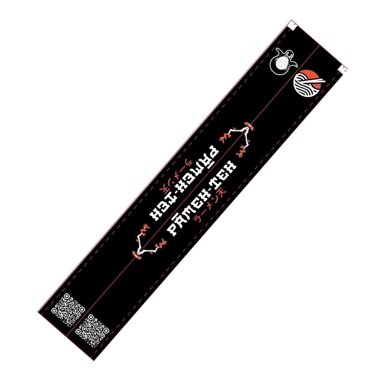 Палочки для еды Круглые 225 мм с лого Ramen TEN 2000 шт.