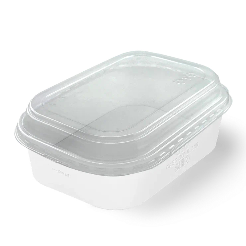 Крышка для салатника OSQ CASE BOWL 860 мл полукупольная 197x141x26 мм PET 360 шт.