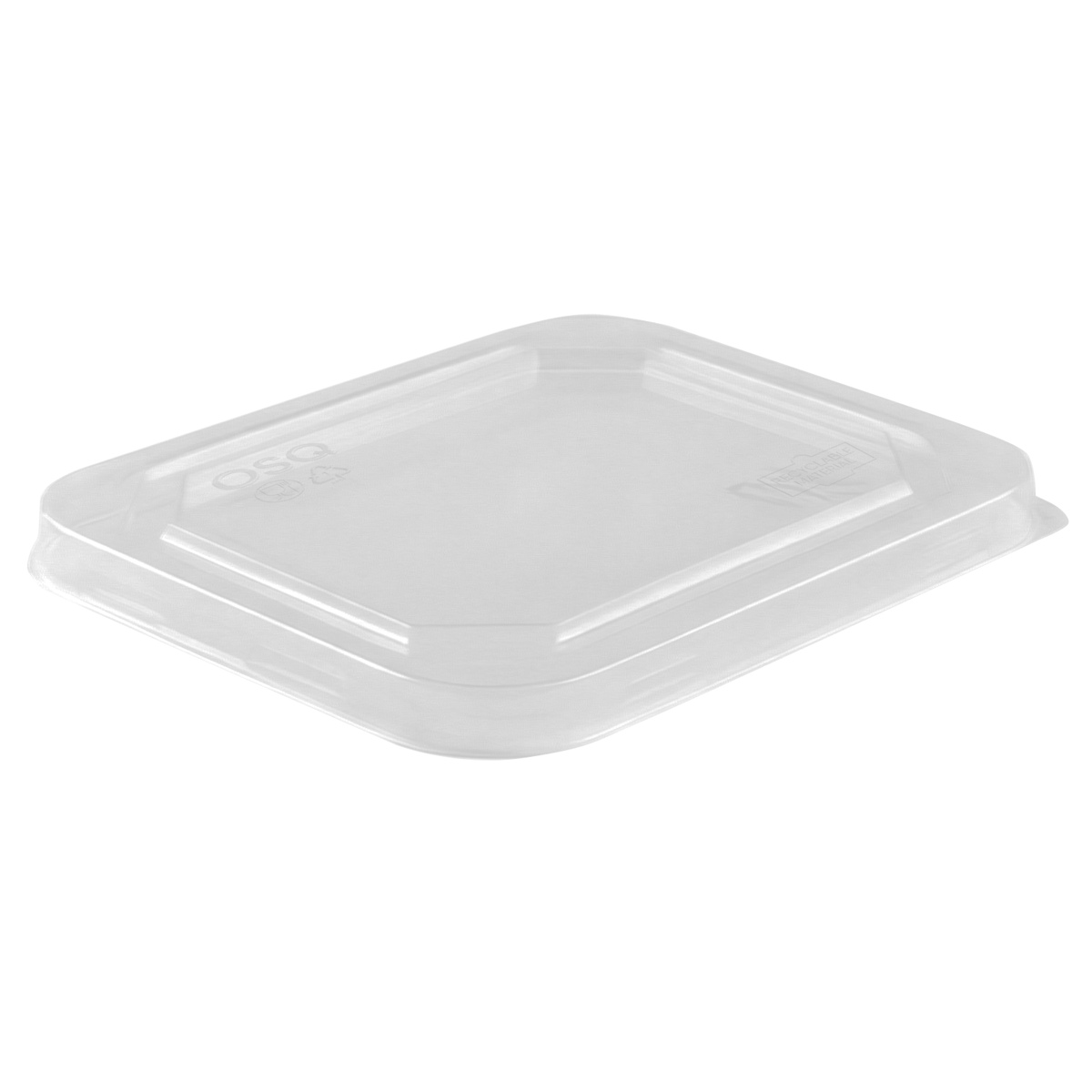 Крышка для салатника OSQ OCTOBOX 400 мл плоская 167x132x11 мм RPET 660 шт.
