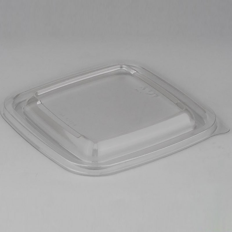 Крышка для одноразового контейнера СПК-1616 160х160 мм PP прозрачная 75 шт.