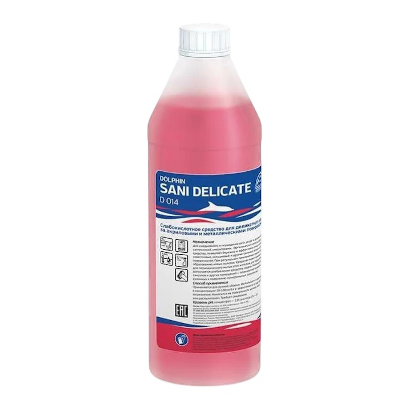 Средство для удаления минеральных отложений Dolphin Sani-Acid D011-1 гель 1 л
