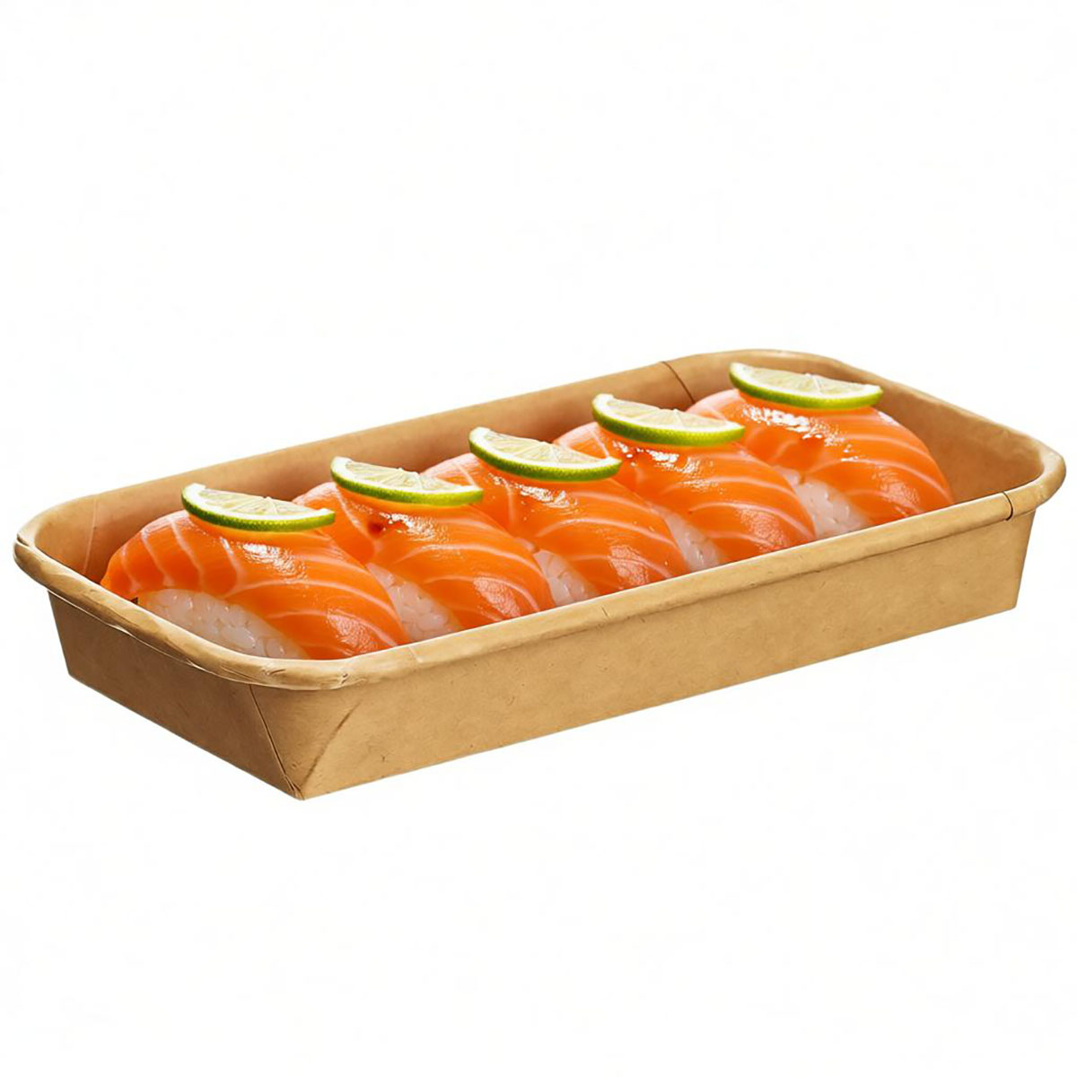 Контейнер бумажный Green Ant Sushi Box с крышкой 400 мл 160х91х45 мм 700 шт.