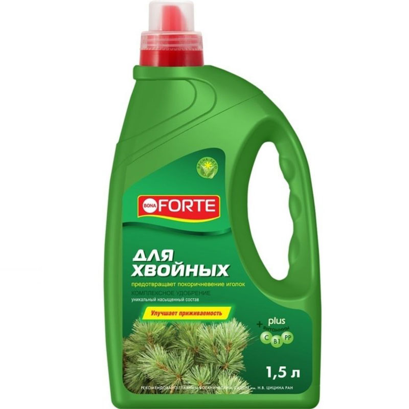 Удобрение для хвойных Bona Forte жидкое 1.5 л