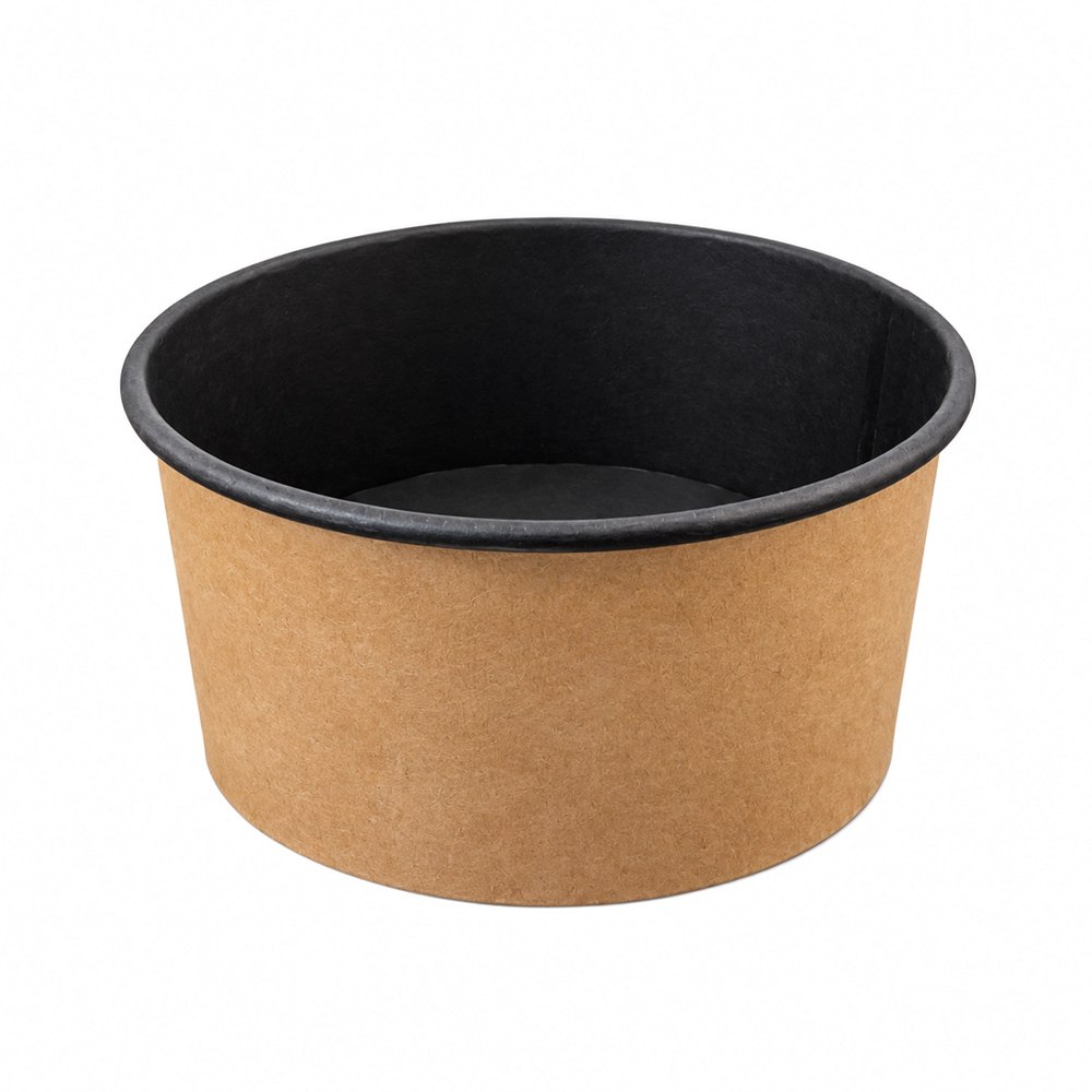 Салатник бумажный круглый Green Ant Round BlackWood 500 мл d150 мм 300 шт.